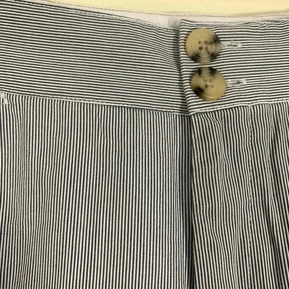 NWT Womens Dockers Curvy Fit Striped Crop Pants Sz‎ 12 - Picture 2 of 6